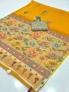 Tew Soft Linen Fabric Saree Wholesale Clothing Distributors In India